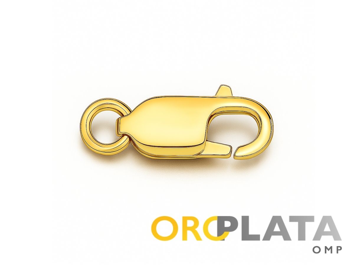 Lobster clasp, plated