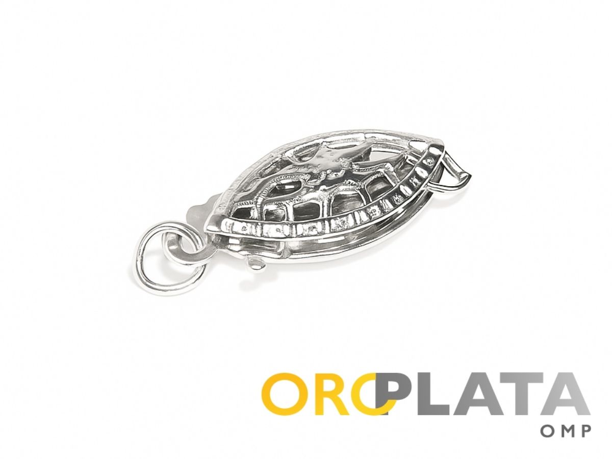 Fish hook clasp, 925