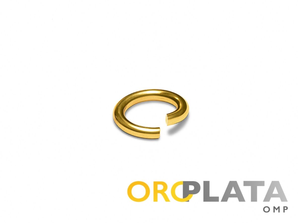 Jump ring, 14K jaune